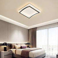 Plafonniers LED en acrylique avec cadre en fer, éclairage encastré, style moderne et minimaliste, pour salon, chambre à coucher, chambre d'enfant nordique