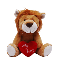 2025 Chaud Réaliste Petting Zoo En Peluche Lion Peluche Enfants Cadeau Classiques En Peluche Animaux Sauvages 6-10 Pouces Transfrontalier Décor À La Maison