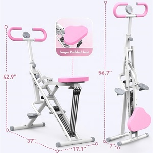 Wellshow spor Squat makinesi ayarlanabilir 4 direnç Band katlanabilir Botty Glutes popo uyluk için Rodeo çekirdek egzersiz makinesi - Product Image 3