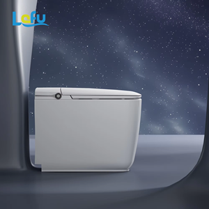 Toilette automatique intelligente en céramique monobloc avec contrôle par capteur de pied Nouveau design Bol intelligent peu encombrant <span class=keywords><strong>pour</strong></span> salle de bain - Product Image 4