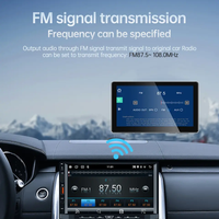 Radio de coche Carplay portátil de 7 pulgadas, reproductor de DVD Universal para coche, cámara de salpicadero opcional CE, compatible con pantalla táctil, Radio de coche Carplay