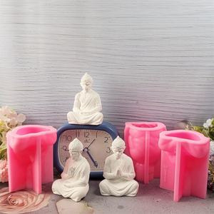 Moldes de fundición de resina hechos a mano para adornos decorativos DIY estilo Ins silicona Sun Wukong moldes W0366 - Product Image 3