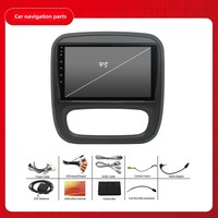 Autoradio Lecteur Multimédia pour Renault Trafic 3 2014-2021 pour Opel Vivaro B 2014-2018 Android Carplay Stéréo de Voiture Navigation