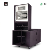 Subwoofer professionnel F121 de 21 pouces, 3000 W de puissance de pointe, système audio PA pour événements en plein air, son puissant, haut-parleur de basses