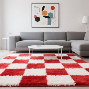 <span class=keywords><strong>Tapis</strong></span> personnalisé Touffetage Damier Grille Noir et Or <span class=keywords><strong>Tapis</strong></span> Moelleux Antidérapant <span class=keywords><strong>Grand</strong></span> <span class=keywords><strong>Tapis</strong></span> Moelleux Doux pour Chambre à Coucher - Product Image 6