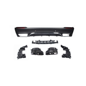 Embout d'échappement Mercedes-Benz GLC Noir Argent Acier Inoxydable Adaptation Universelle - Product Image 4