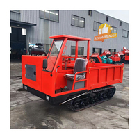 Voie en caoutchouc Mini Dumper Transport Camion à benne basculante Véhicules à chenilles