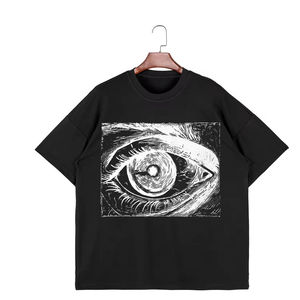 เสื้อยืดคอกลมผ้าใยไผ่ระบายอากาศดี พิมพ์ลายกราฟิก แขนสั้น สวมใส่สบาย ทรงปกติ สำหรับผู้ชาย - Product Image 1