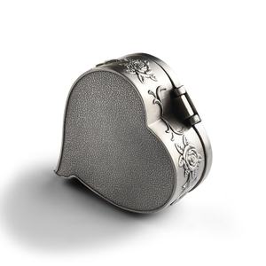 Caja de Almacenamiento de Joyas Vintage de la Mejor Calidad, para Anillos y Pendientes, en Forma de Corazón - Product Image 4