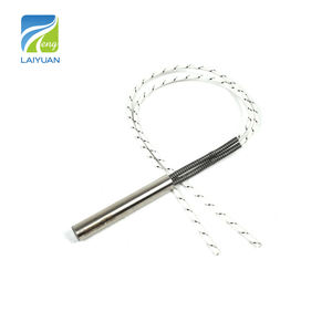 Laiyuan高密度380V 100W 10 * 65mm電気ヒーターカートリッジヒーターロッド、圧着リード付き - Product Image 2