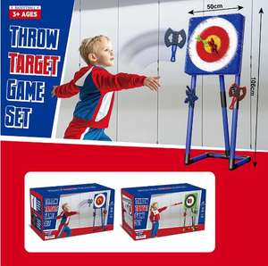 Factory Direct Axe Throwing Target Game Set incluye <span class=keywords><strong>hachas</strong></span>, dardos, estrellas y tiro con arco Dartboard Shooting Game Toys Bristle Dartboard - Product Image 5