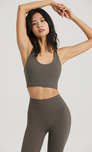 Logo personnalisé dos nu soutien-gorge de sport exercice Fitness à la mode femme hauts dos nu Yoga soutien-gorge pour les femmes dos nu - Product Image 6