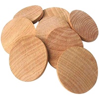 Jetons en bois naturels infinis et personnalisés, fait à la main, pour bricolage et artisanat