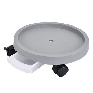 Vertak dia.28cm PP environnemental plante caddy <span class=keywords><strong>sur</strong></span> roues pot en plastique mobile chariot caddy avec 4 pièces roues - Product Image 2
