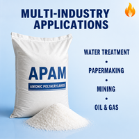 Poudre de polyacrylamide anionique (APAM) Zhendong de qualité supérieure, pureté 99%, pH 1-14, fournisseur direct d'usine