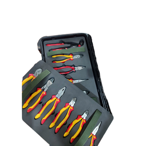 Insert en mousse EVA PE découpé CNC robuste pour la protection des outils techniques et des composants électroniques, plateau d'emballage antichoc - Product Image 1