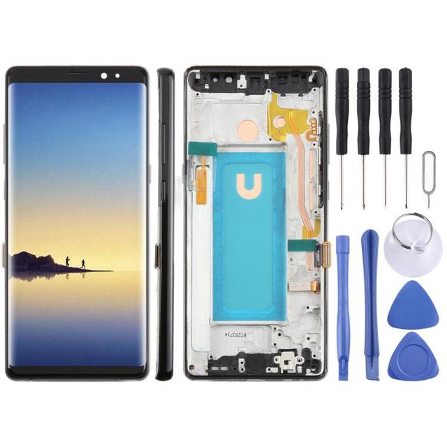 For Galaxy Note 8 SM-N950F TFT LCD Screen Digitizer Full Assembly with Frame