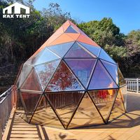 Tente dôme Zome en verre exclusif pour tente d'hôtel de glamping de luxe