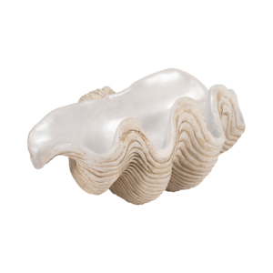 Ciotola Decorativa a Forma di Conchiglia, Centrotavola Ispirato al Mare, Decorazione per la Casa - Product Image 3