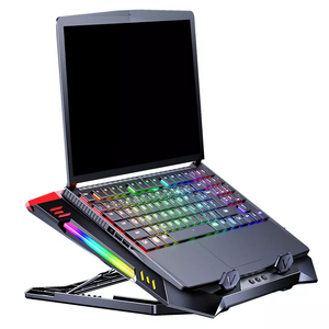Base di Raffreddamento <span class=keywords><strong>per</strong></span> Laptop da Gaming RGB 15.6"-17" con 3 Ventole, Alimentazione USB, <span class=keywords><strong>Portatile</strong></span>, Bassa Rumorosità 16dBA, Alta Velocità 4500+ RPM - Product Image 2