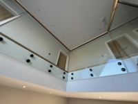 Balustrade en verre autoportante, garde-corps en acier inoxydable, escalier en verre SGCC CE ASNZS2208