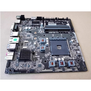 เอเอสร็อค AM4 A320 เมนบอร์ดระดับไฮเอนด์ A320TM-ITX R5 5500 DDR4 M.2 PCIe 3.0 คู่สำหรับรองรับวิน 11 เดสก์ท็อปมินิพีซี A320 เมนบอร์ด - Product Image 4