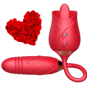 rose telescopic vibrator Le Wand Coconut Love Oil