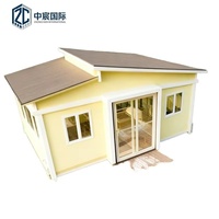 Maison préfabriquée Zhongchen à 4 chambres, maison en bois de luxe, dôme de glamping en conteneur, maisons préfabriquées prêtes à l'emploi
