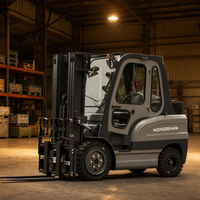 Chariot élévateur électrique de manutention de marchandises pour la logistique, fabriqué en Chine, 3 tonnes, 3,5 tonnes, 5 tonnes, batterie 60V, déplaceur latéral, hauteur de levage 3m, certifié CE