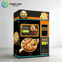 Machine distributrice de pizzas d'intérieur, directement du fabricant, durable, design compact, facile à déplacer et à installer
