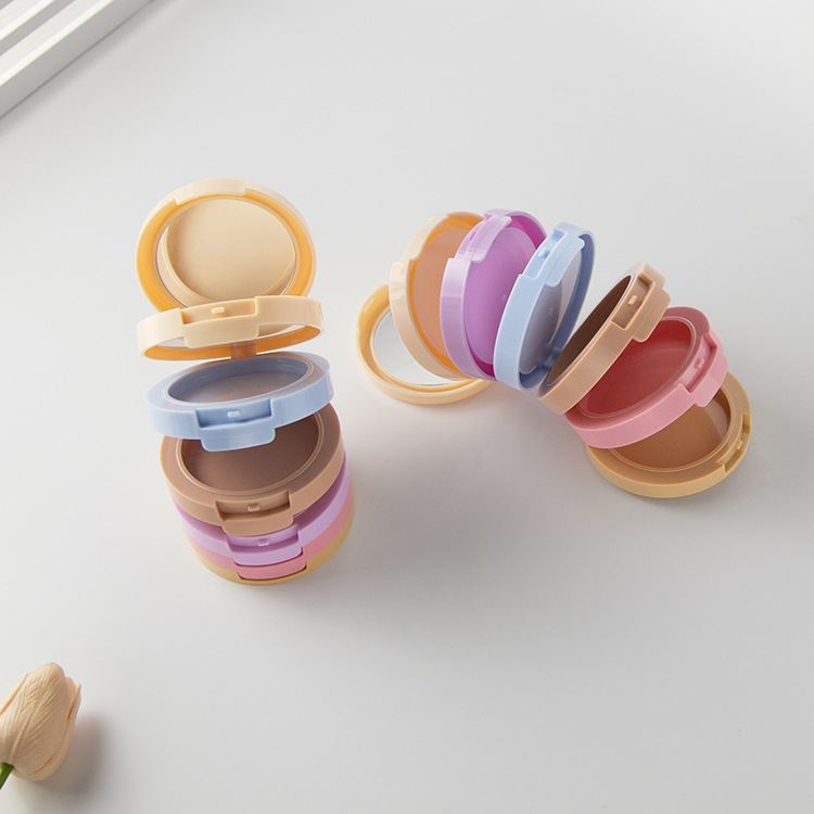 OEM/ODM Beauty пустой пользовательский многослойный макияж палитра пластиковые круглые тени для век контейнер