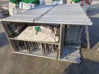 Échafaudage mobile robuste en H, échafaudage en acier amovible pour la construction