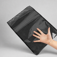 Sacs sous vide transparents/noirs texturés et gaufrés pour scelleuse sous vide alimentaire, idéaux pour l'emballage de viande, de poisson et de noix