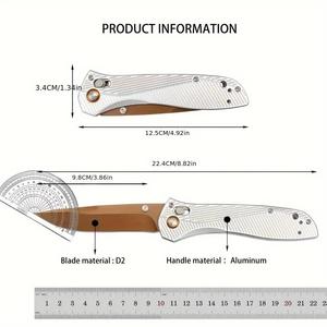 Le couteau de poche pliant haut de gamme avec logo personnalisé de la meilleure qualité fabriqué en Chine, adapté à la chasse et à l'EDC - Product Image 2