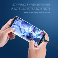 Câble Micro USB vers USB-A 2.1A, charge rapide, cordon de données tressé en nylon et alliage d'aluminium pour téléphone et tablette Android