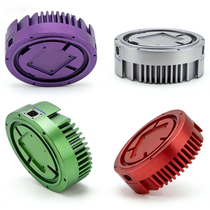 Boîtier de dissipateur thermique usiné CNC de précision - Boîtier en alliage d'aluminium avec ailettes dissipatrices de chaleur pour équipement industriel - Product Image 4