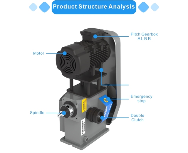 CNC Tapping Head Automatic Electric Motor Spindle RH-6516 505 RPM 1 Year Warranty for Metal Working Machine Production Line