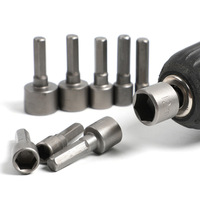 Jeu de 14 embouts hexagonaux de 5 mm à 12 mm pour tournevis électrique, embouts de tournevis, outils, clés à douilles