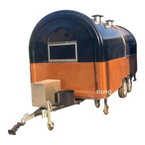 2019 remolques de comida móviles personalizados/camiones de comida para helados y hamburguesas/100% cumplen con los requisitos - Product Image 1