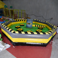 Hualong Équipement de compétition gonflable d'extérieur pour jeu de l'helice, accessoires pour rencontres sportives scolaires, jeu de machine à sauter, team building