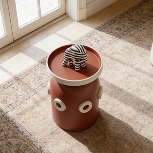 Table basse de style nordique, design unique en forme d'œil, petite table d'appoint <span class=keywords><strong>pour</strong></span> appartement, chambre d'étudiant, décoration de salon, meubles - Product Image 2