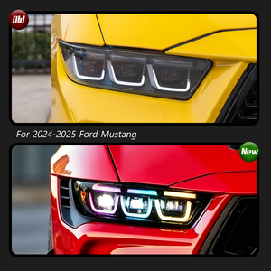 Conjuntos de faros delanteros TYPY para Ford Mustang 2024-2026, luces diurnas RGB de posventa para Mustang con intermitentes secuenciales - Product Image 3