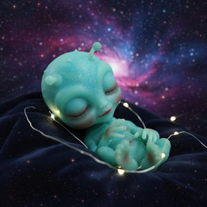 9-Zoll Grenzüberschreitende Silikon-<span class=keywords><strong>Alien</strong></span>-Wiedergeburtspuppe Modepuppe Baby Kind Quetschspielzeug - Product Image 1