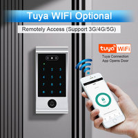Software en la Nube con Aplicación Tuya, Reconocimiento Facial, Escáner de Palma, Cerradura de Control de Acceso para Hoteles con Videoportero