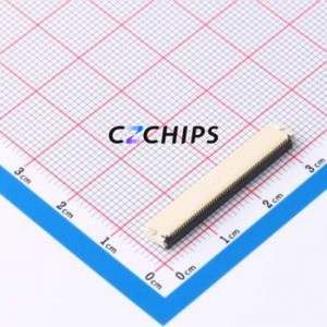 FPC-0.5HF-54PWBR-H20 FFC/FPC Connector SMD,P=0.5mm,Connector Flip Cover Type Double Side Contact / Top Bottom Contact 54P 0.5mm - Product Image 2