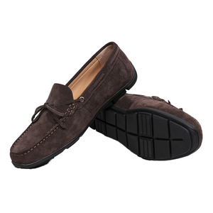 Nuevos Mocasines Casuales de Cuero Genuino para Hombre, Diseño Cómodo y a la Moda, Antideslizantes, Ligeros, Transpirables, para Invierno - Product Image 1