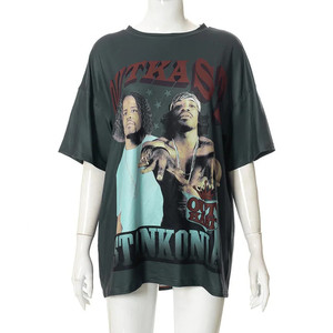 เสื้อยืดกราฟิกโพลีเอสเตอร์ขนาดใหญ่ - Product Image 3