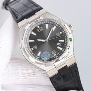 Montres de luxe haut de gamme pour hommes, étanches, avec phase de lune, calendrier perpétuel, cadran à aiguilles, en acier inoxydable - Product Image 3