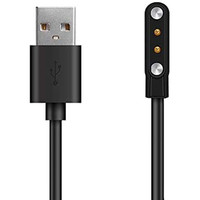 Cable de carga USB magnético 2 pines Pogo cargador de reloj inteligente de cobre puro Compatible con impresora Yamaha computadora IOS dispositivos trenza