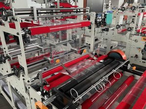 Nhựa đấm Túi A4 thư mục đấm tay áo PP tập tin Túi máy làm - Product Image 3